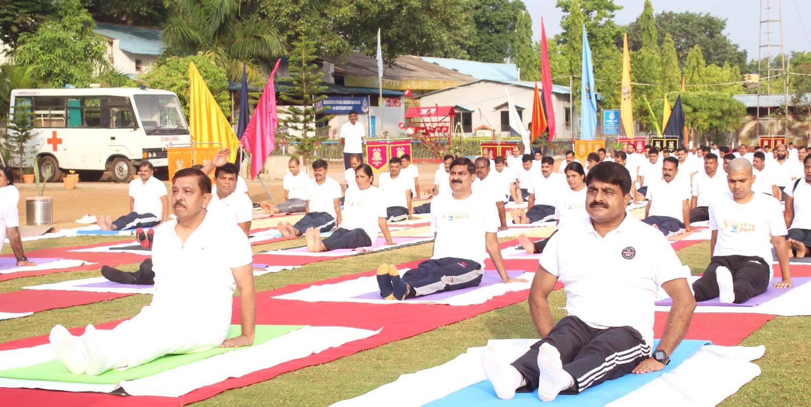 80वीं बटालियन सीआरपीएफ ने मनाया अंतरराष्ट्रीय योग दिवस