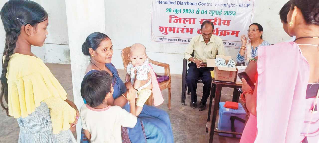  गहन डायरिया नियंत्रण पखवाड़ा 4 तक, जल स्रोतों की सफाई, ओआरएस का वितरण
