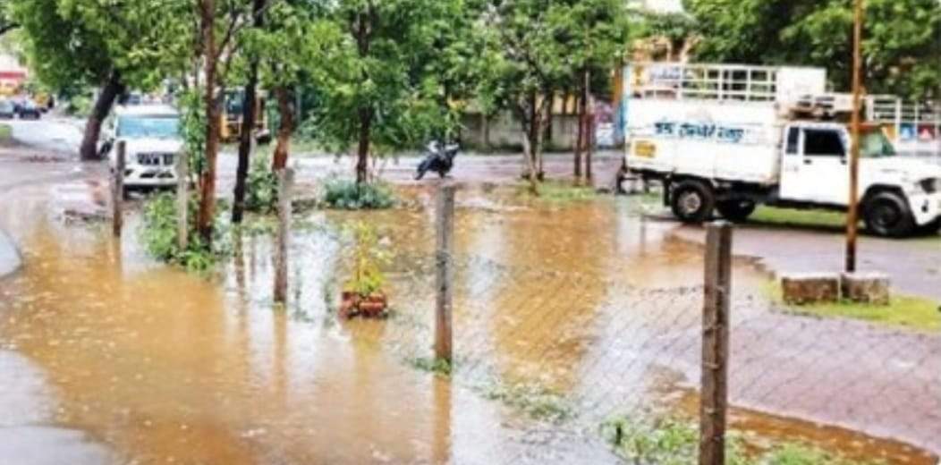 24 घंटे में 58 मिमी बारिश  किसानों के चेहरे खिले