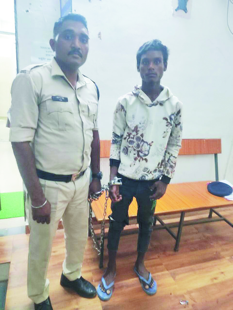 नाबालिग को भगाने वाला गया जेल   दो माह पूर्व ले गया था तेलंगाना