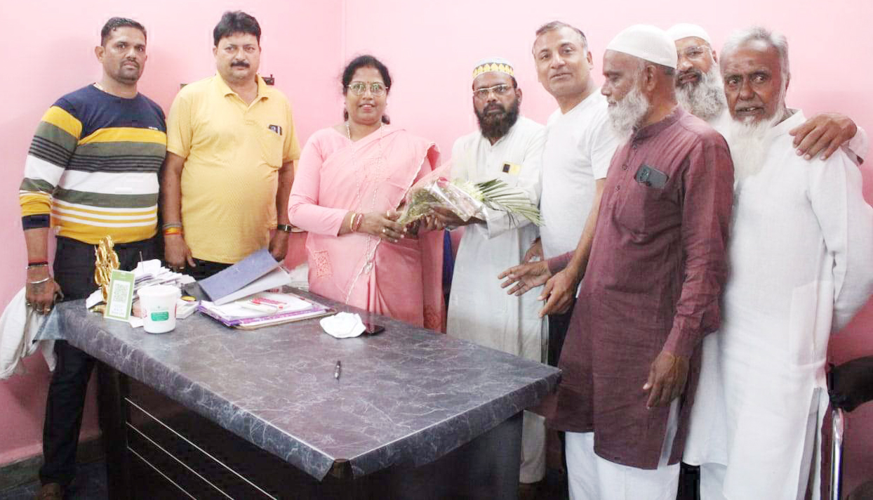 नव निर्वाचित अध्यक्ष को महापौर ने दी बधाई