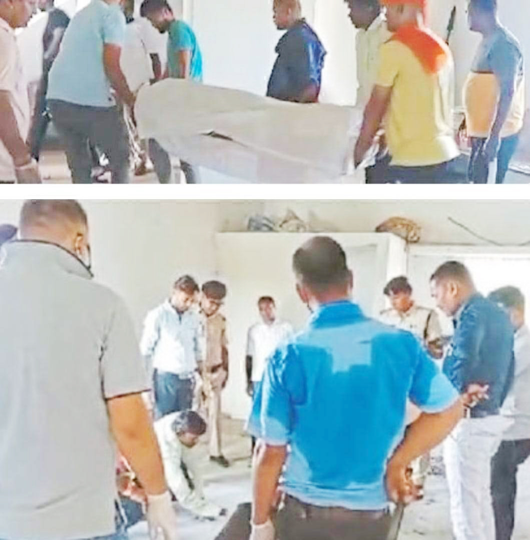 फार्म हाउस में खून से लथपथ मिली शिक्षक की लाश 