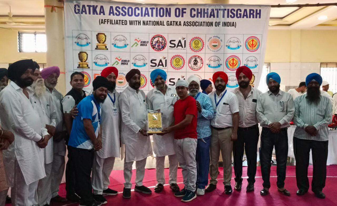 द्वितीय राज्य स्तरीय गतका चैम्पियनशिप  टूर्नामेंट : कोंडागांव ने 8 मेडल जीते 