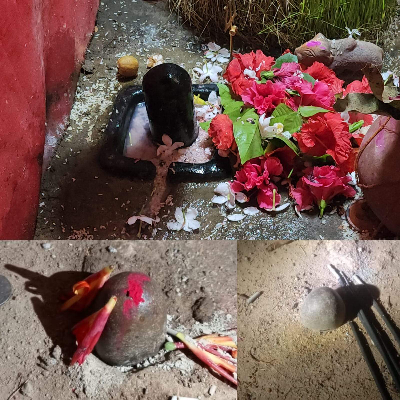 आधी रात को घर के एक छोर में निकला शिवलिंग, दर्शनार्थियों का लगा तांता आधी रात को घर के एक छोर में निकला शिवलिंग, दर्शनार्थियों का लगा तांता