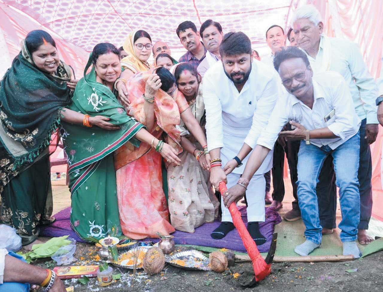 भिंभौरी में नवीन उप तहसील कार्यालय भवन का विधायक ने किया भूमिपूजन