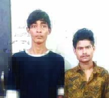 स्कूली बच्चों से दो मोबाइल लूटने वाले गिरफ्तार