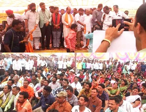 अनियमित कर्मचारी सीएम निवास घेरने निकले, संविदा कर्मियों को भाजपा अध्यक्ष का समर्थन