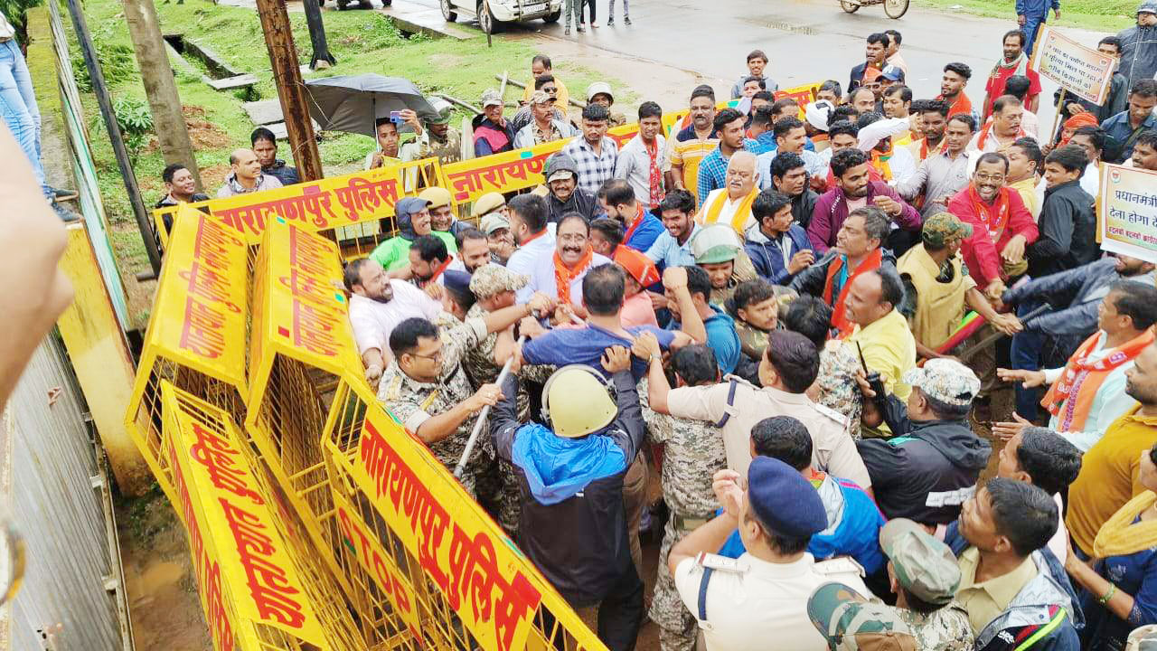 विधायक चन्दन की निष्क्रियता से रुका जिले का विकास - केदार कश्यप