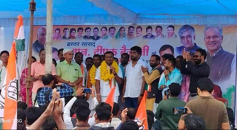 कांग्रेस प्रदेश अध्यक्ष का करन्दोला  में कार्यकर्ताओं ने किया स्वागत