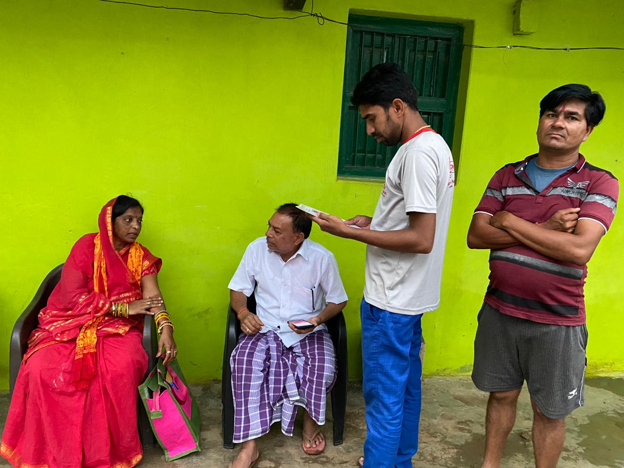 प्रेमलता नागवंशी ने किया जनसंपर्क
