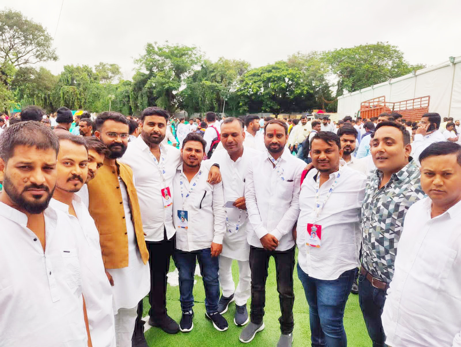 बेहतर भारत की बुनियाद कार्यक्रम में शामिल होने बेंगलुरु पहुंचे युवा कांग्रेसी