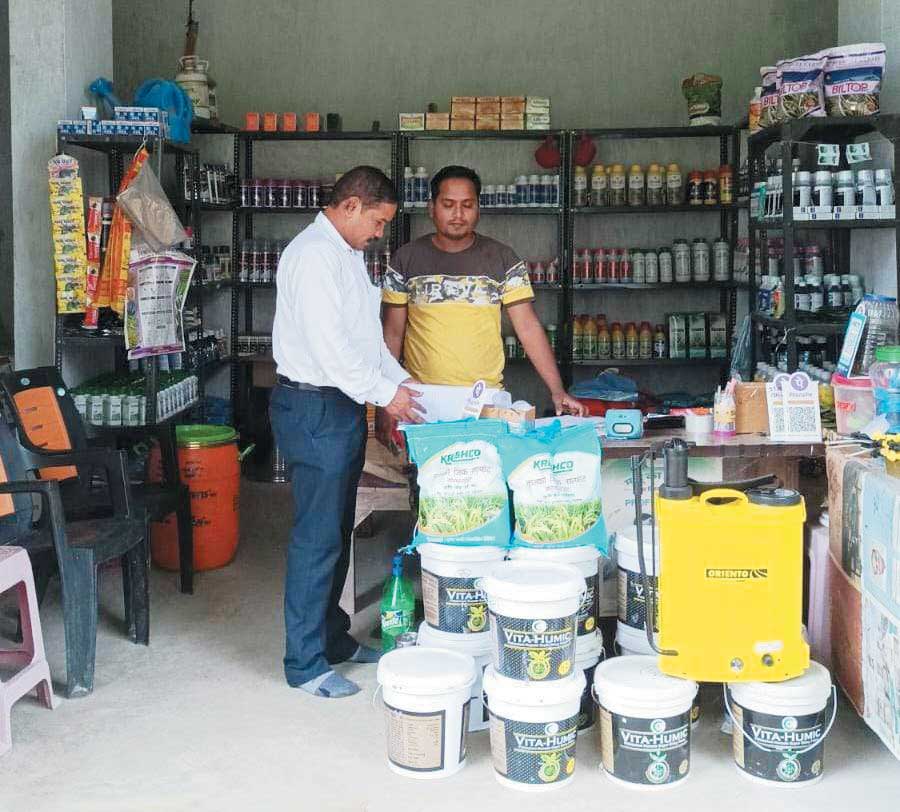 कृषि दुकानों पर कार्रवाई जारी, 2 को नोटिस