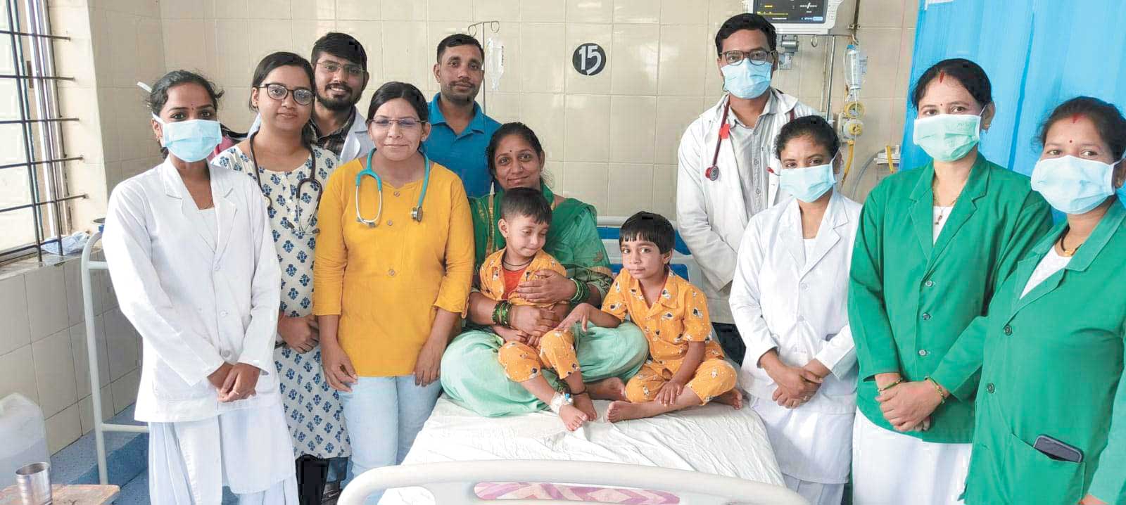 सीआरपीएफ जवान के बेटे को दिमागी बुखार