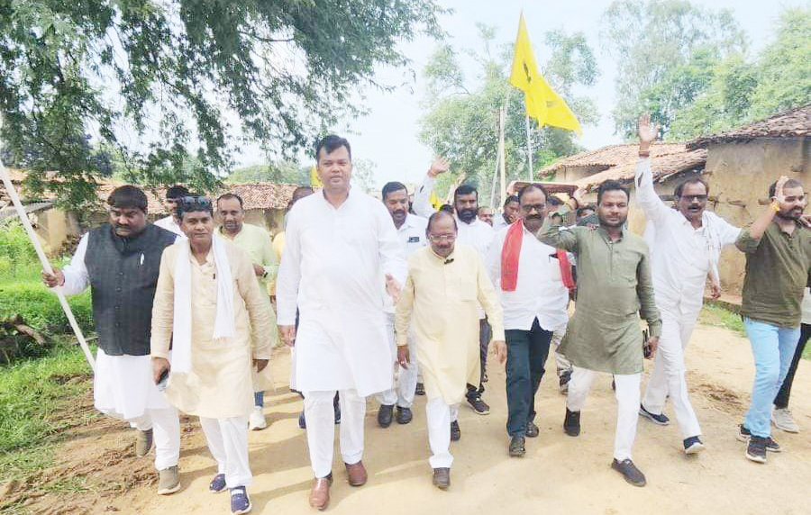 साहू समाज सामाजिक सद्भावना यात्रा व आमसभा