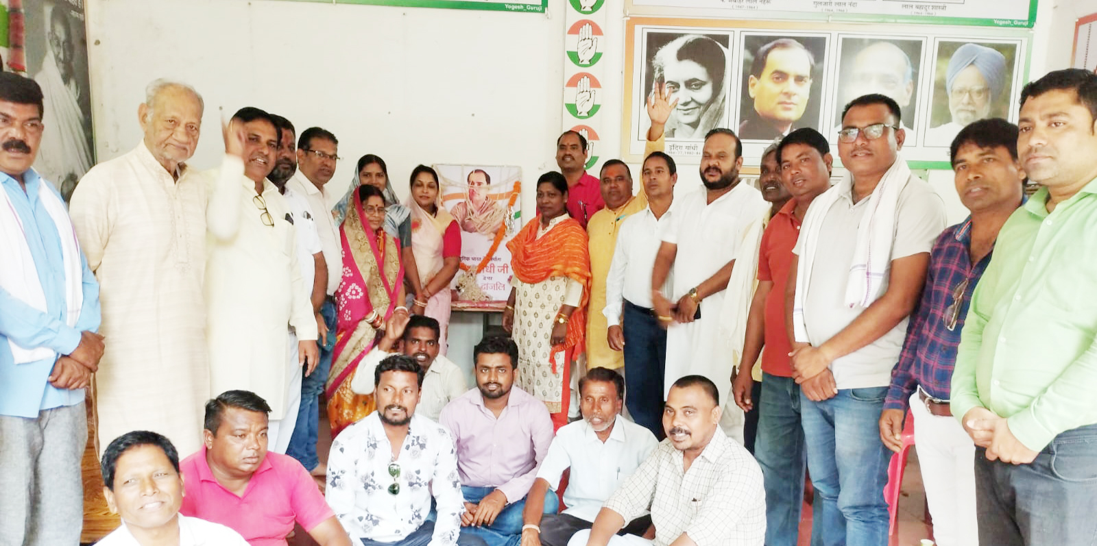 जयंती पर कांग्रेसियों ने किया राजीव को याद