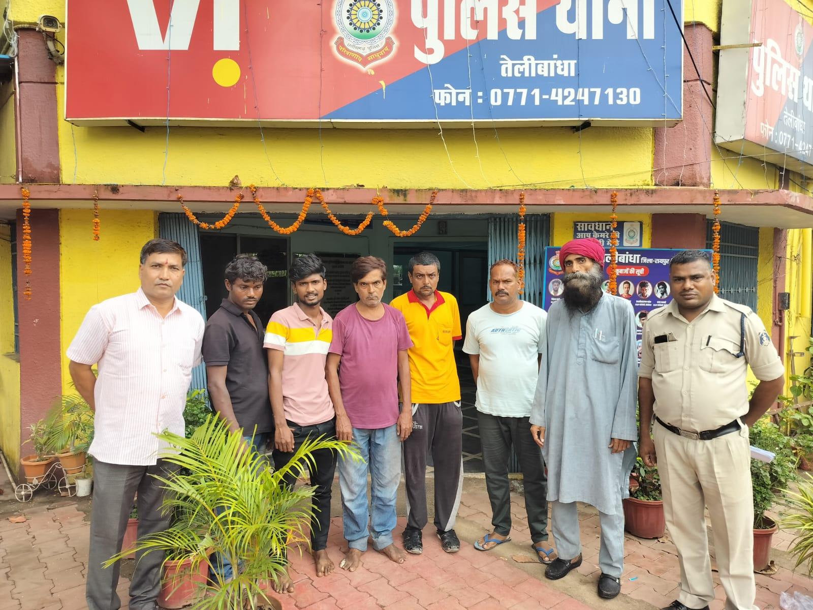रायपुर पुलिस ने दो दिन पकड़े  640 वारंटी बदमाश, जेल
