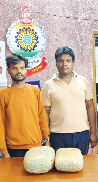  जगदलपुर से गांजा लेकर जबलपुर जाने से पहले पकड़ाए
