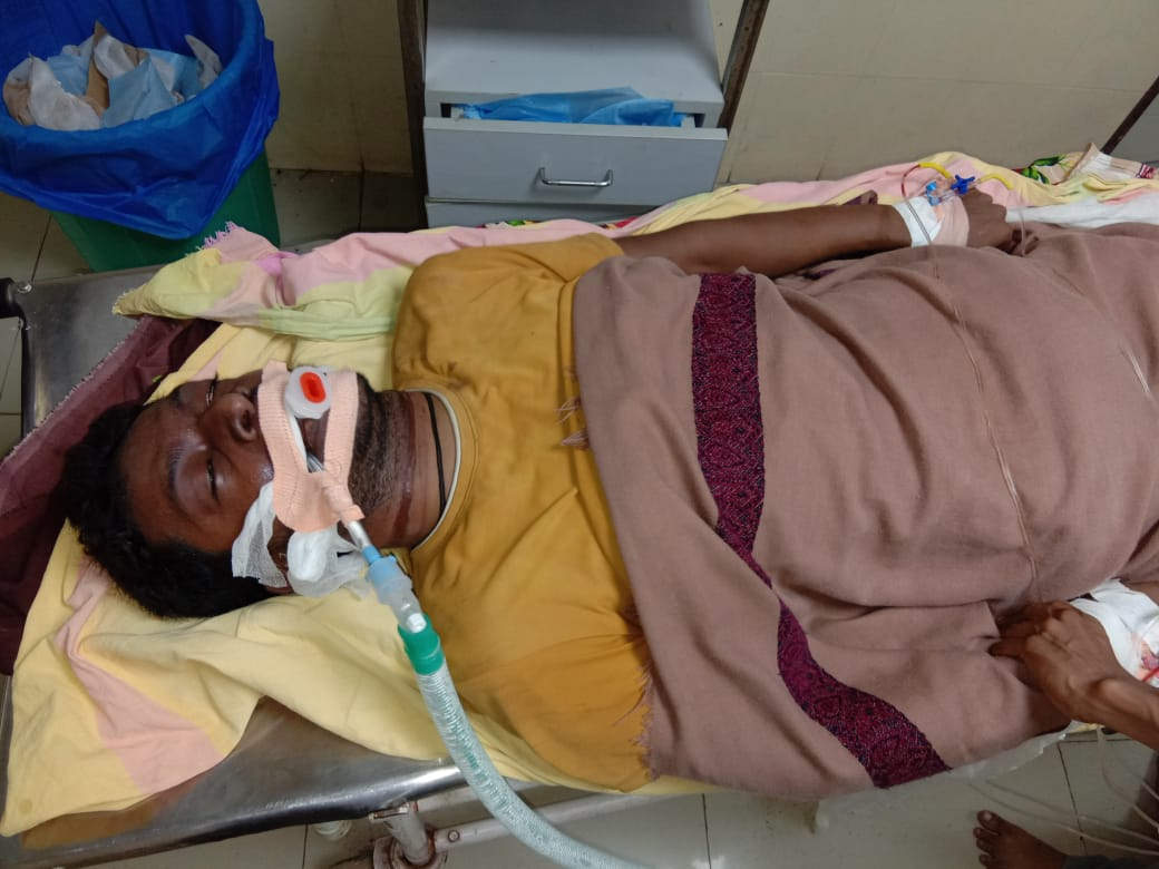 घायल पूर्व सरपंच को एयर एंबुलेंस से दिल्ली भेजा