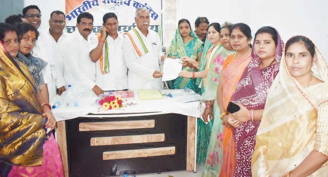 विस टिकट के लिए विधायक उत्तरी ने दिया आवेदन