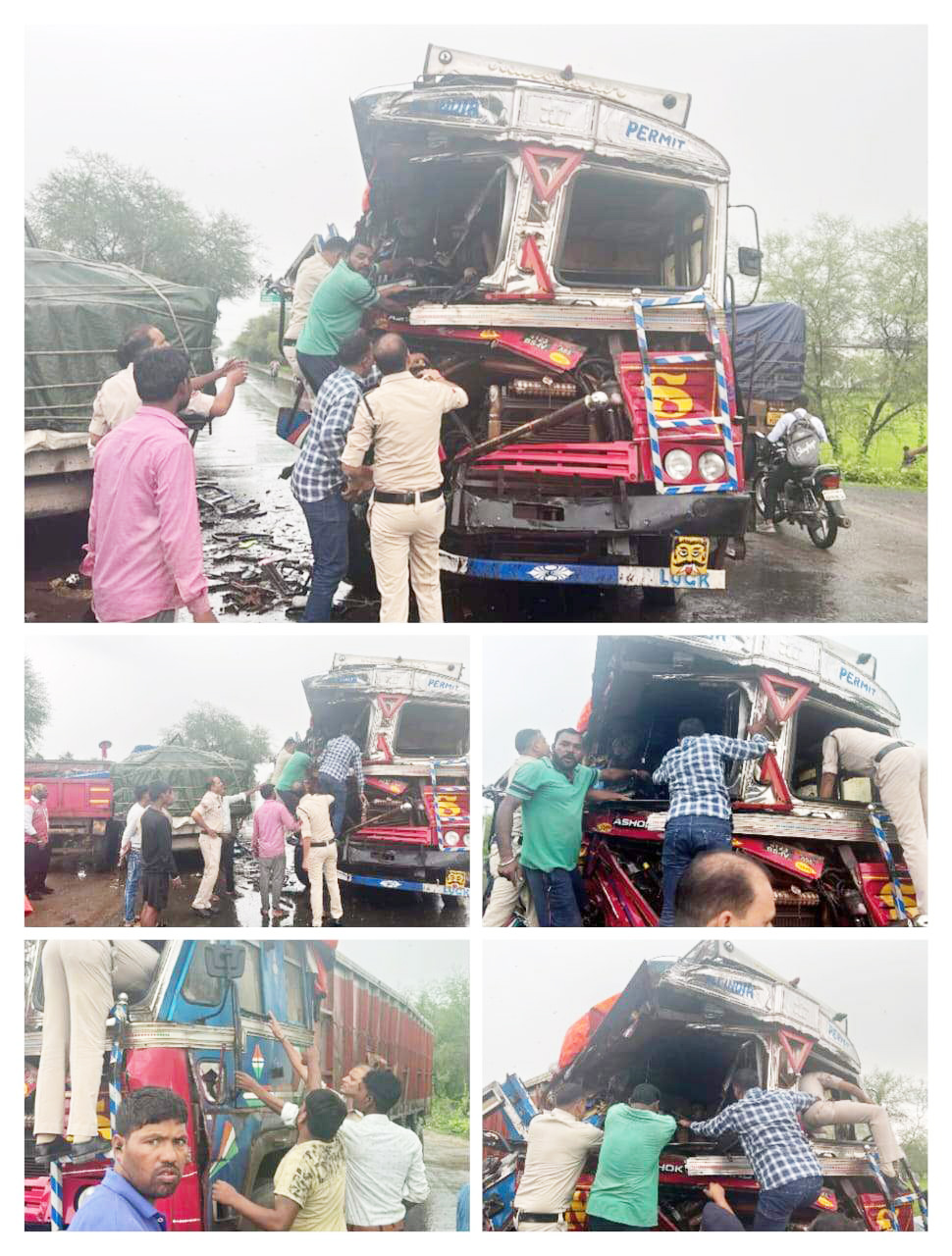 लवन-भालूकोना मार्ग पर सडक़ हादसा  