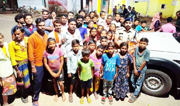 भुरभुसी-गोकना में पुलिस ने लगाई जनचौपाल
