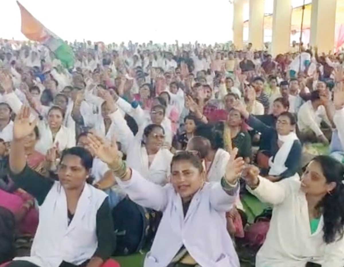 हेल्थ फेडरेशन की हड़ताल को आप का समर्थन, जेलभरो सोमवार को