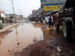 दर्जनों गांवों को जोडऩे वाले मुख्य मार्ग पर जल भराव-कीचड़