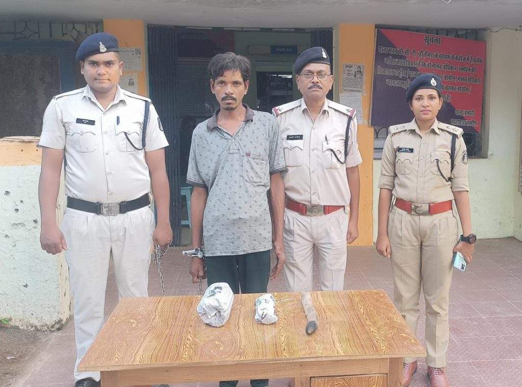 शराबी बेटे ने की माँ की हत्या, गिरफ्तार