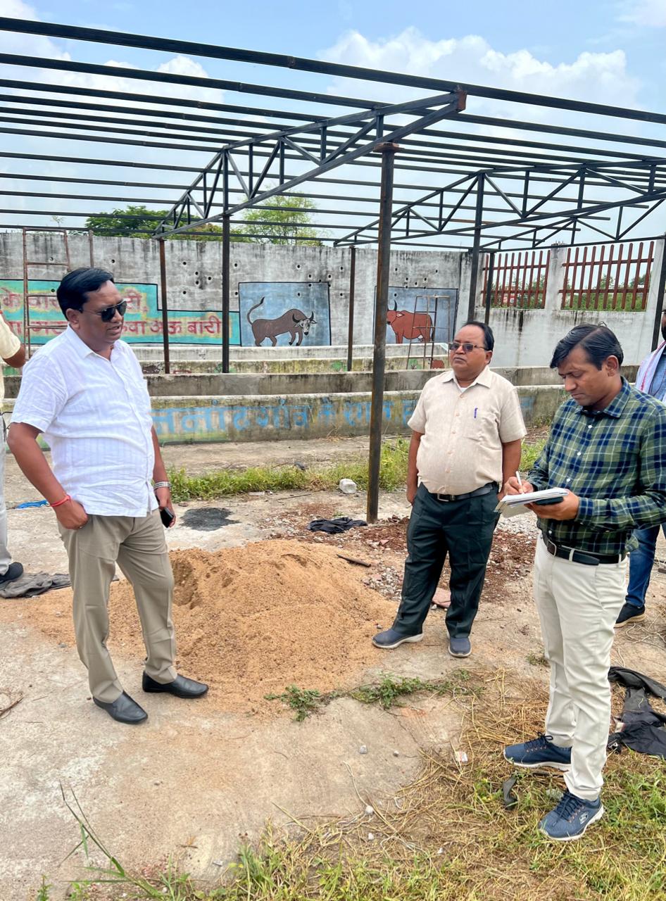 कलेक्टर ने गौठान शेड निर्माण की दी स्वीकृति कलेक्टर ने गौठान शेड निर्माण की दी स्वीकृति