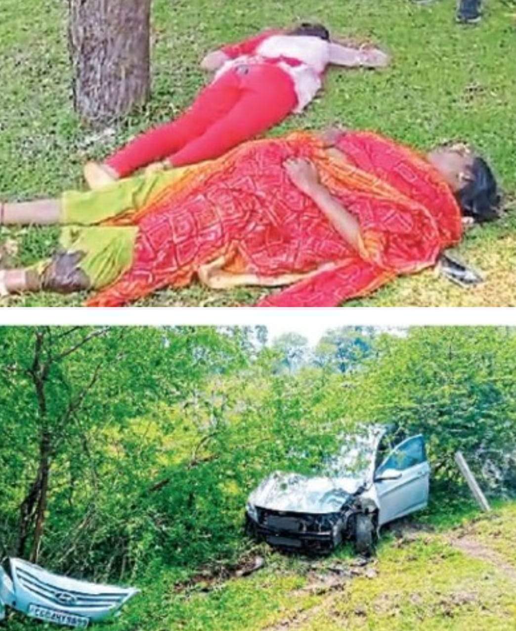 बाइक को कार ने मारी ठोकर, एक की मौत, 2 घायल बाइक को कार ने मारी ठोकर, एक की मौत, 2 घायल