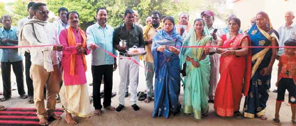 रत्नाबांधा में टीना शेड निर्माण का विधायक ने किया लोकार्पण