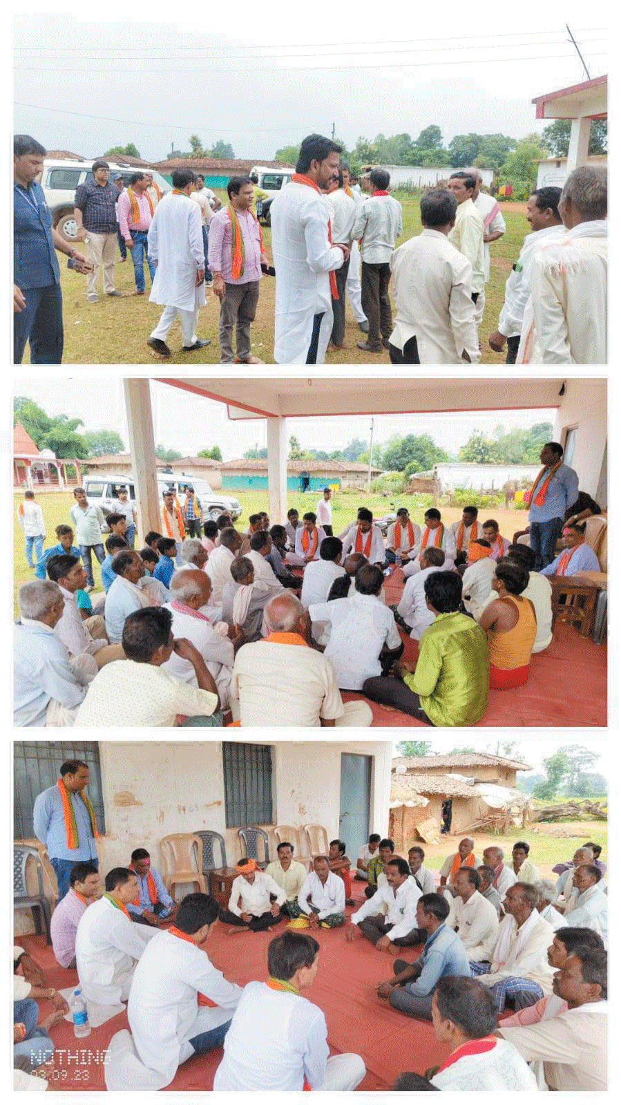 युवा प्रत्याशी विक्रांत ने किया वनांचल में दौरा