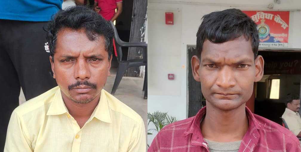 फरार दो वारंटी गिरफ्तार