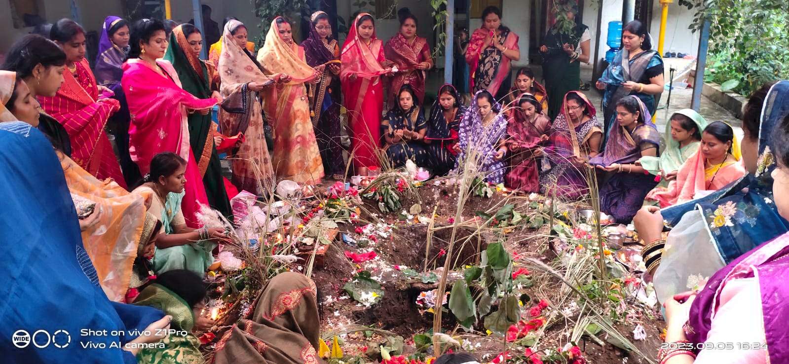 महिलाओं ने रखा हलषष्ठी व्रत, सगरी बनाकर की पूजा-अर्चना