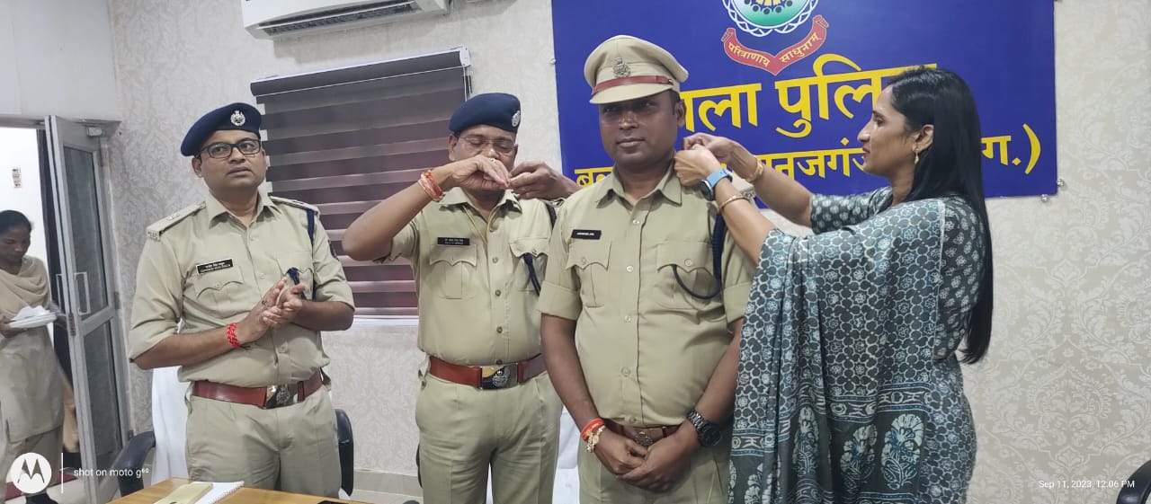 एसडीओपी अभिषेक अतिरिक्त पुलिस अधीक्षक के पद पर पदोन्नत