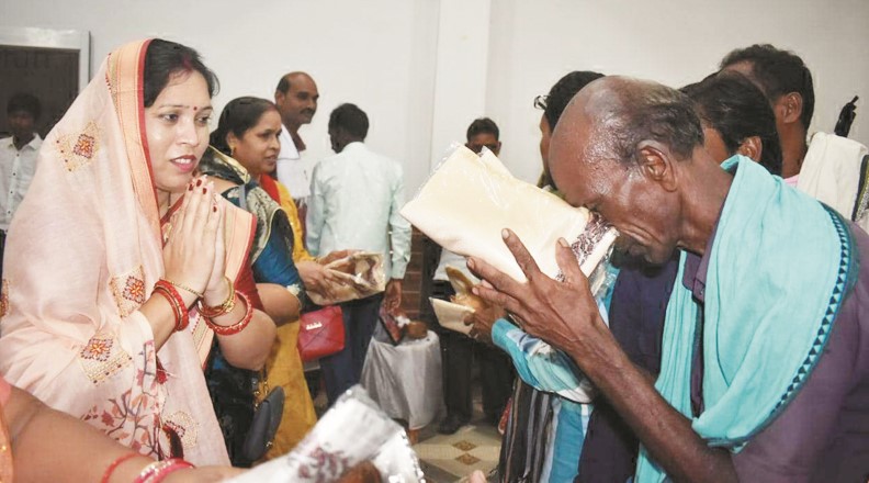 विधायक ने किया कोटवारों का सम्मान