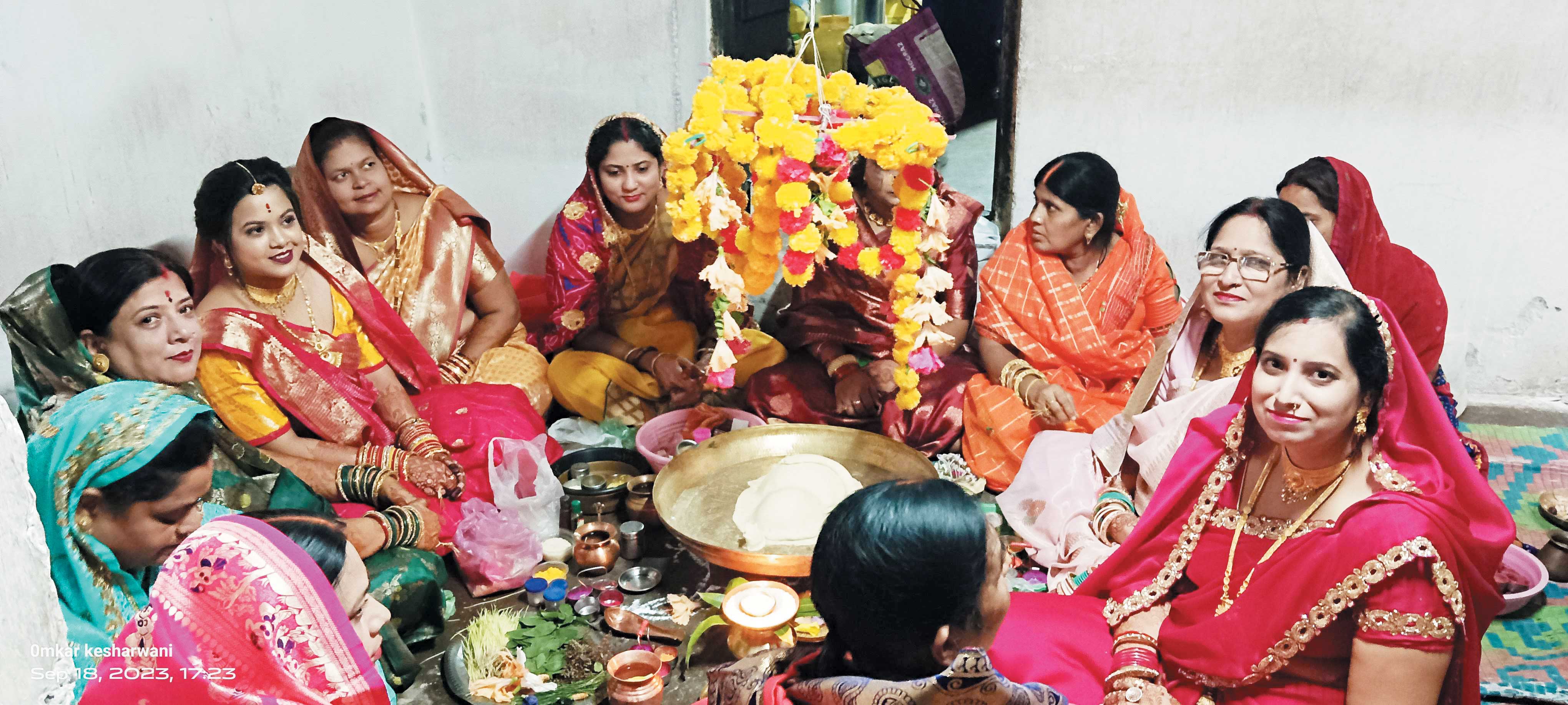 धूमधाम से मनी हरितालिका तीज