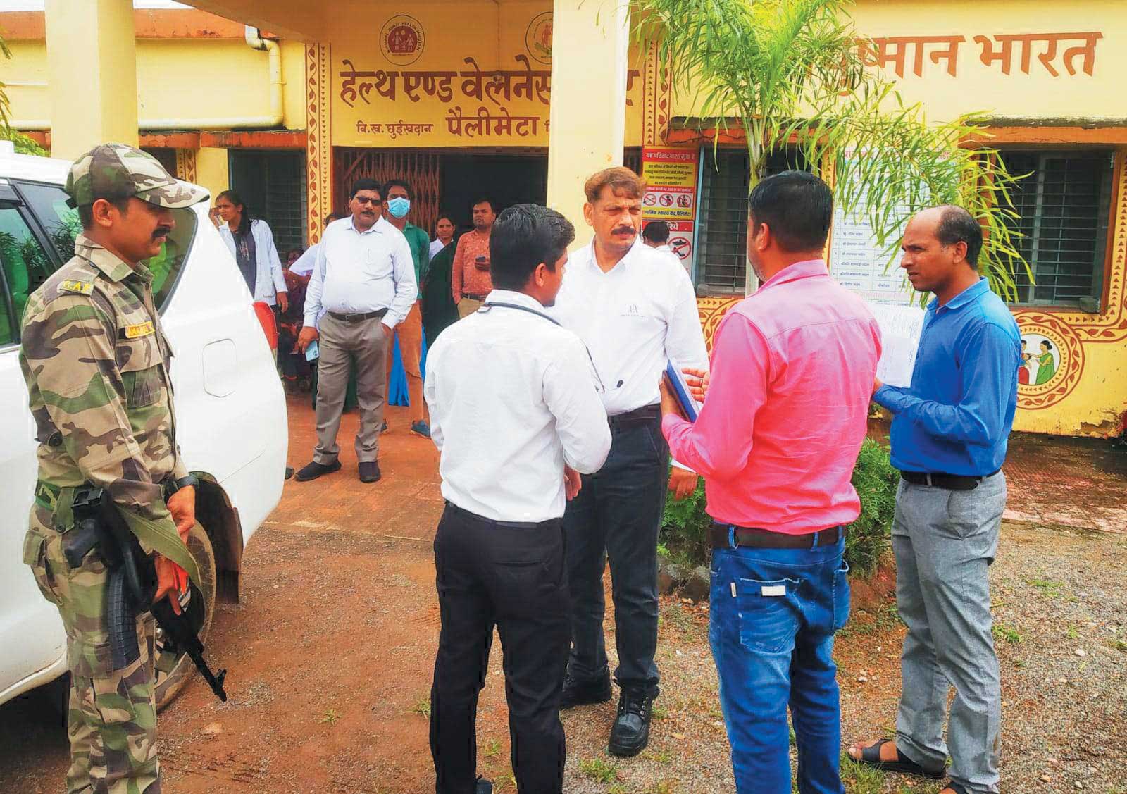 पैलीमेटा अस्पताल का कलेक्टर ने किया दौरा, लगेगा सोलर सिस्टम