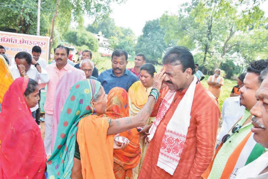 रेखचंद ने 45 लाख के विकास कार्यों का किया भूमिपूजन-लोकार्पण