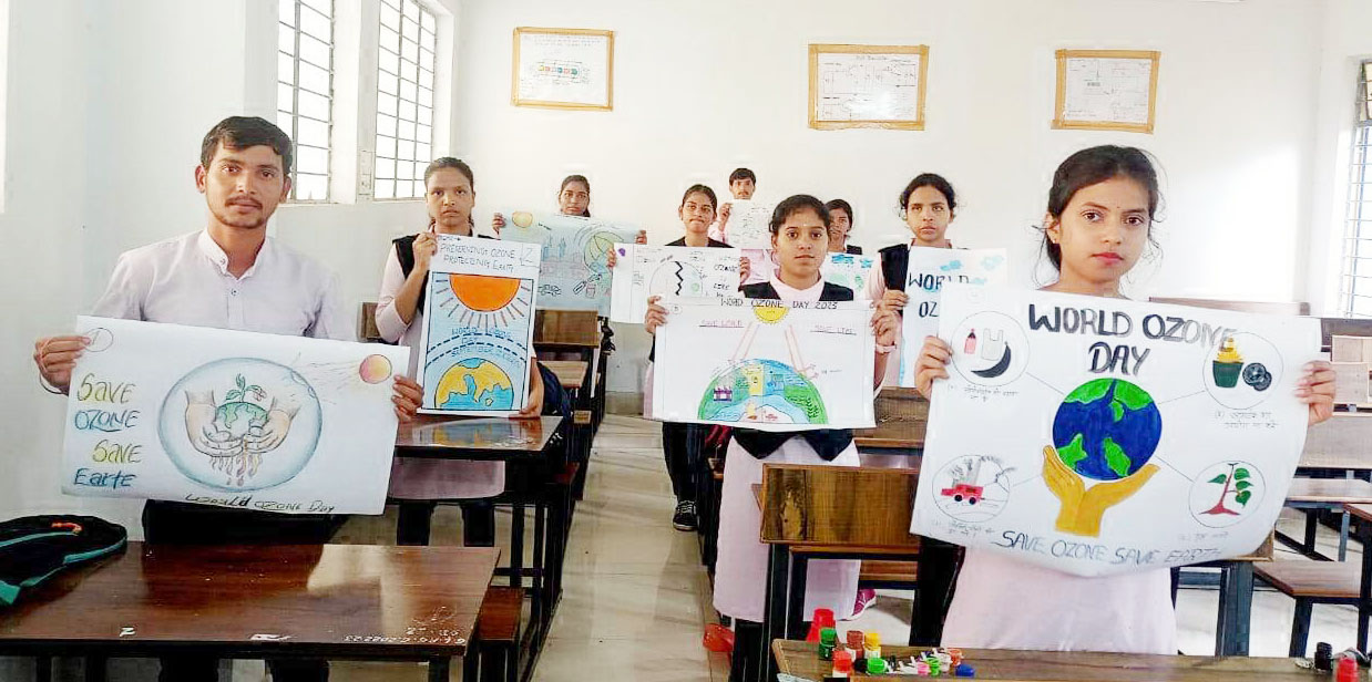 लाहिड़ी महाविद्यालय में विश्व ओजोन दिवस का आयोजन