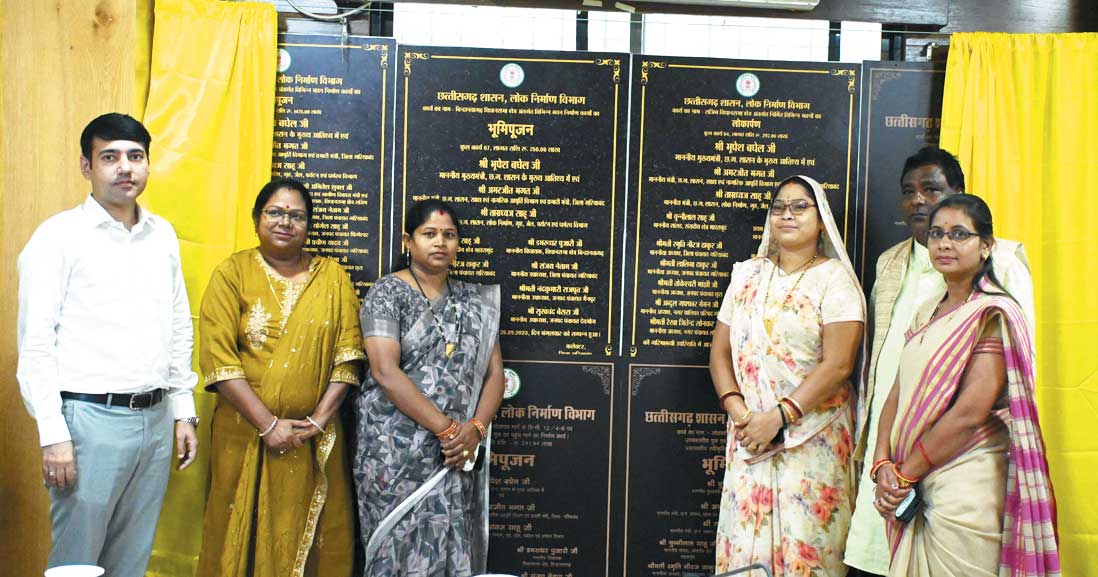 लाखों के विकास कार्यों का भूमिपूजन