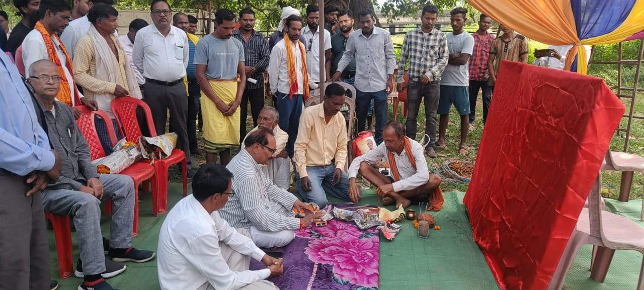 200 मीट्रिक टन गोदाम का विधायक ने  किया भूमिपूजन