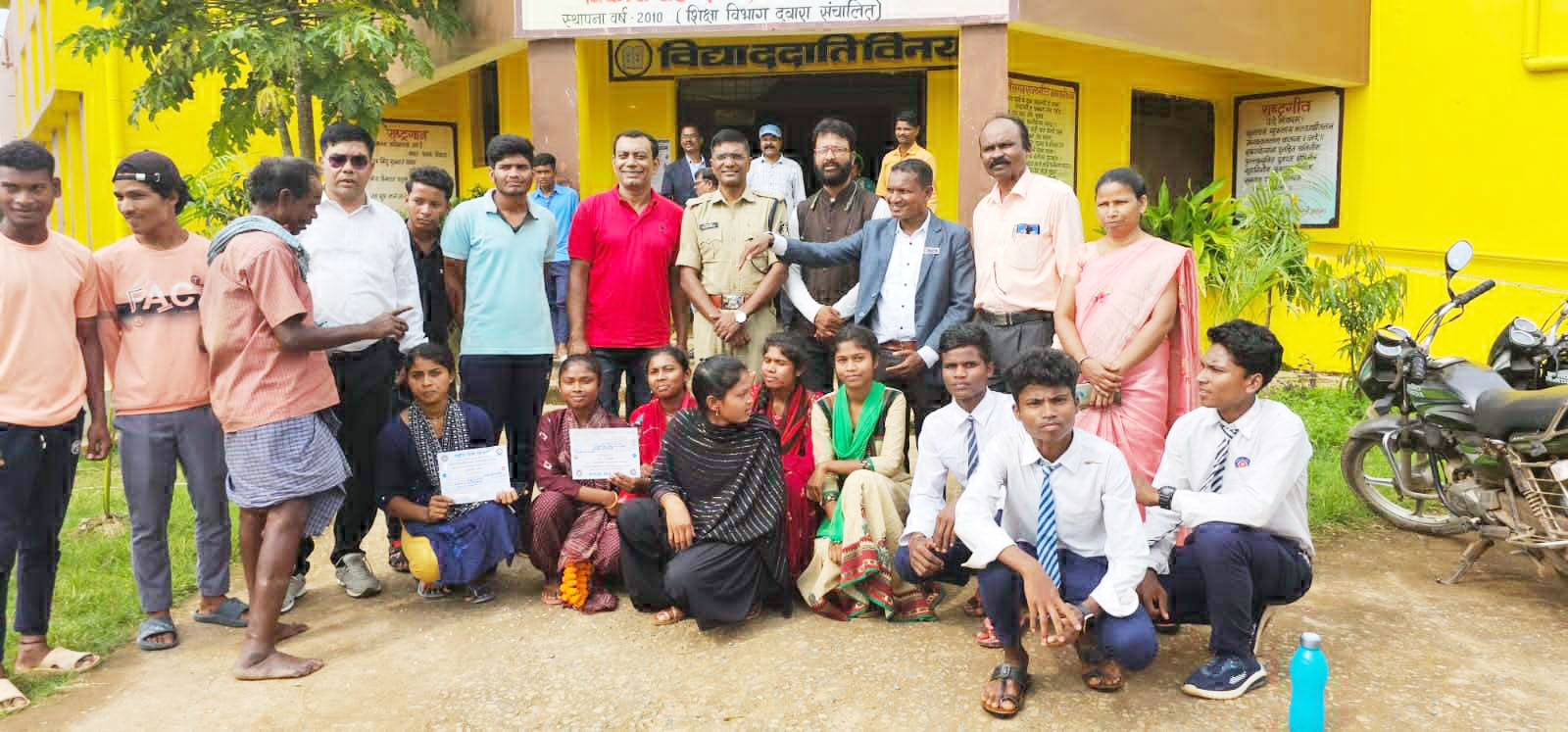 स्कूल में एनएसएस स्थापना दिवस पर सांस्कृतिक कार्यक्रम