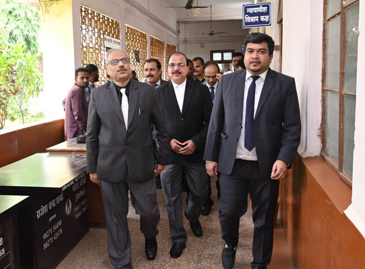 मुख्य न्यायाधिपति ने किया आकस्मिक निरीक्षण मुख्य न्यायाधिपति ने किया आकस्मिक निरीक्षण