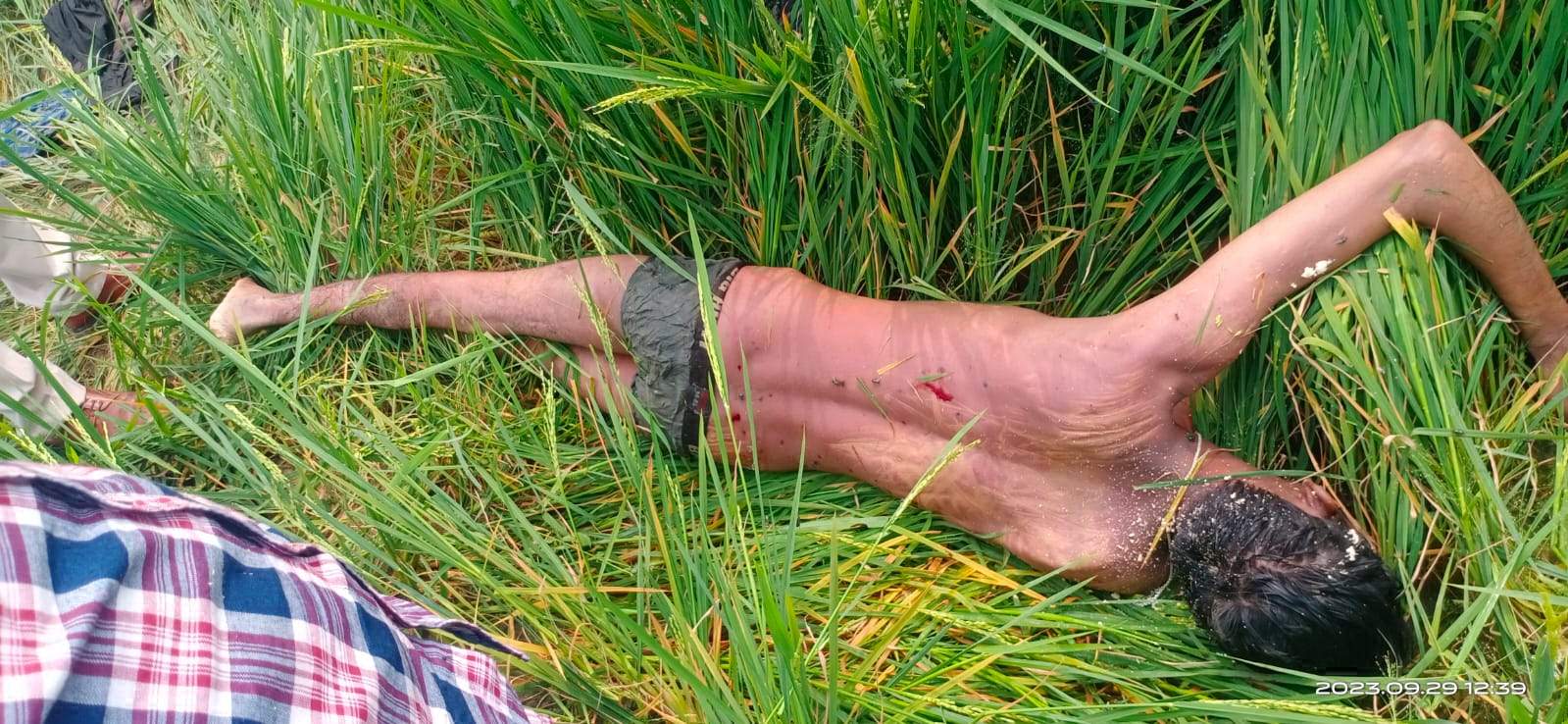 लापता युवक की खेत में मिली लाश लापता युवक की खेत में मिली लाश