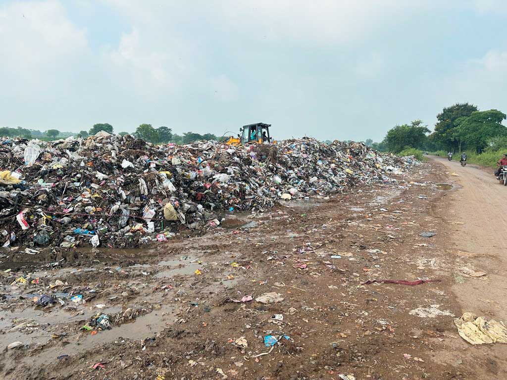 कन्हारपुरी, भुसरेंगा के लोग  शहर की गंदगी से परेशान