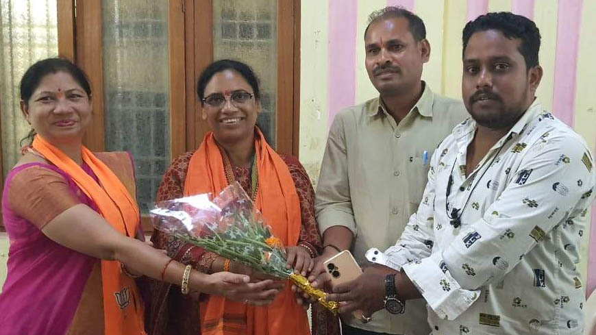 कोंडागांव से टिकट मिलने पर लता ने ग्राम देवी माँ शीतला का लिया आशीर्वाद