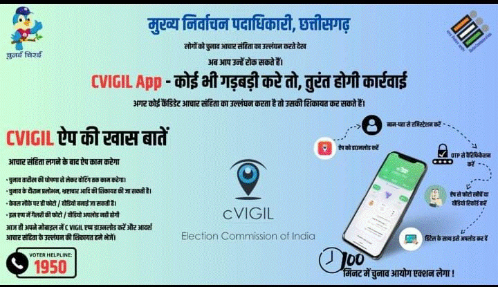 सी-विजिल एप से कर सकेंगे आचार संहिता उल्लंघन की शिकायत