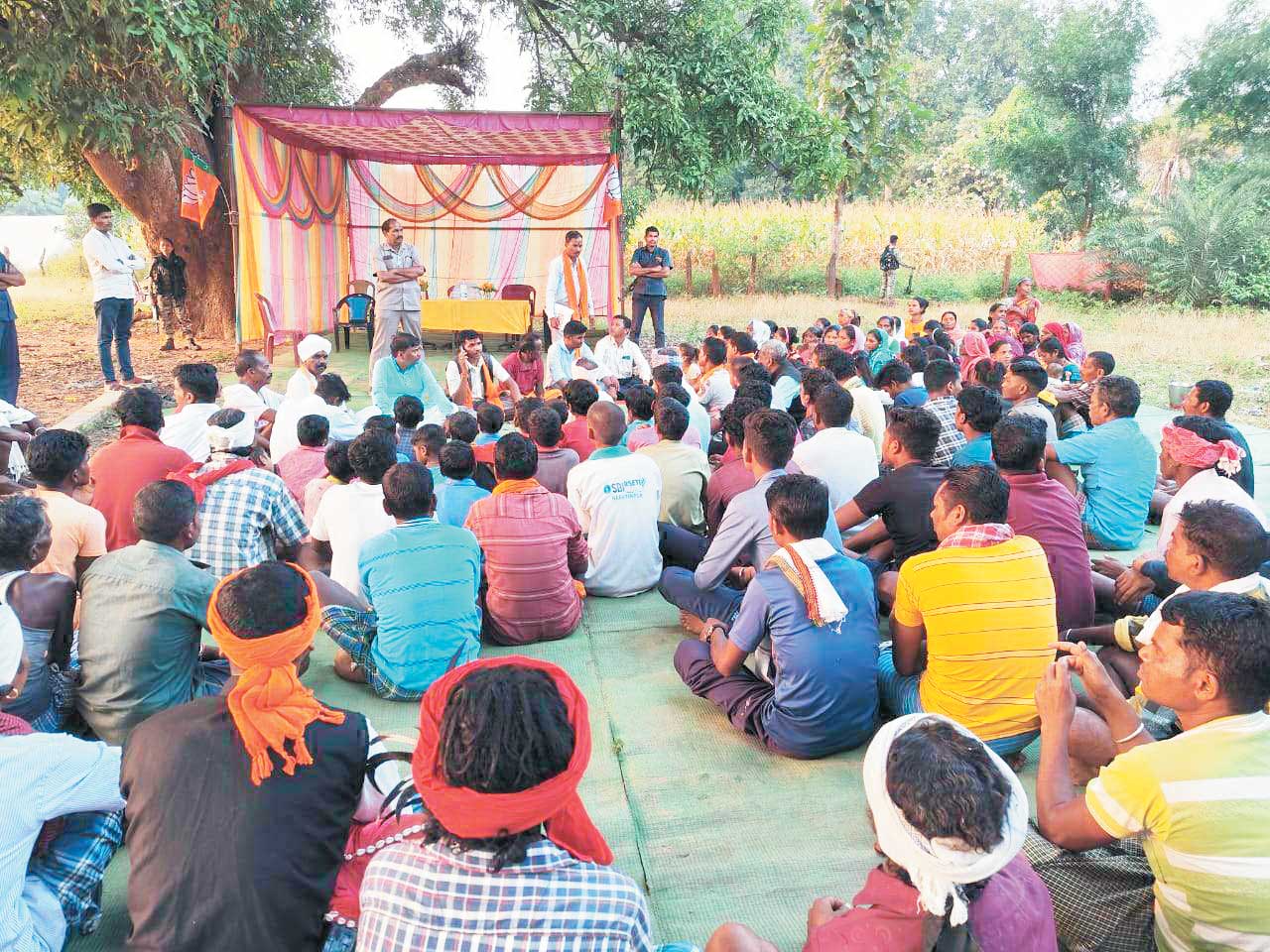 नारायणपुर विस के सुदूर क्षेत्रों में पहुंचे केदार कश्यप, किया जनसंपर्क