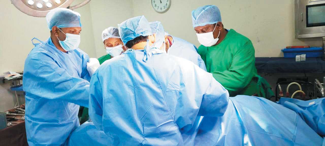 महारानी अस्पताल में कूल्हे का सफल प्रत्यारोपण